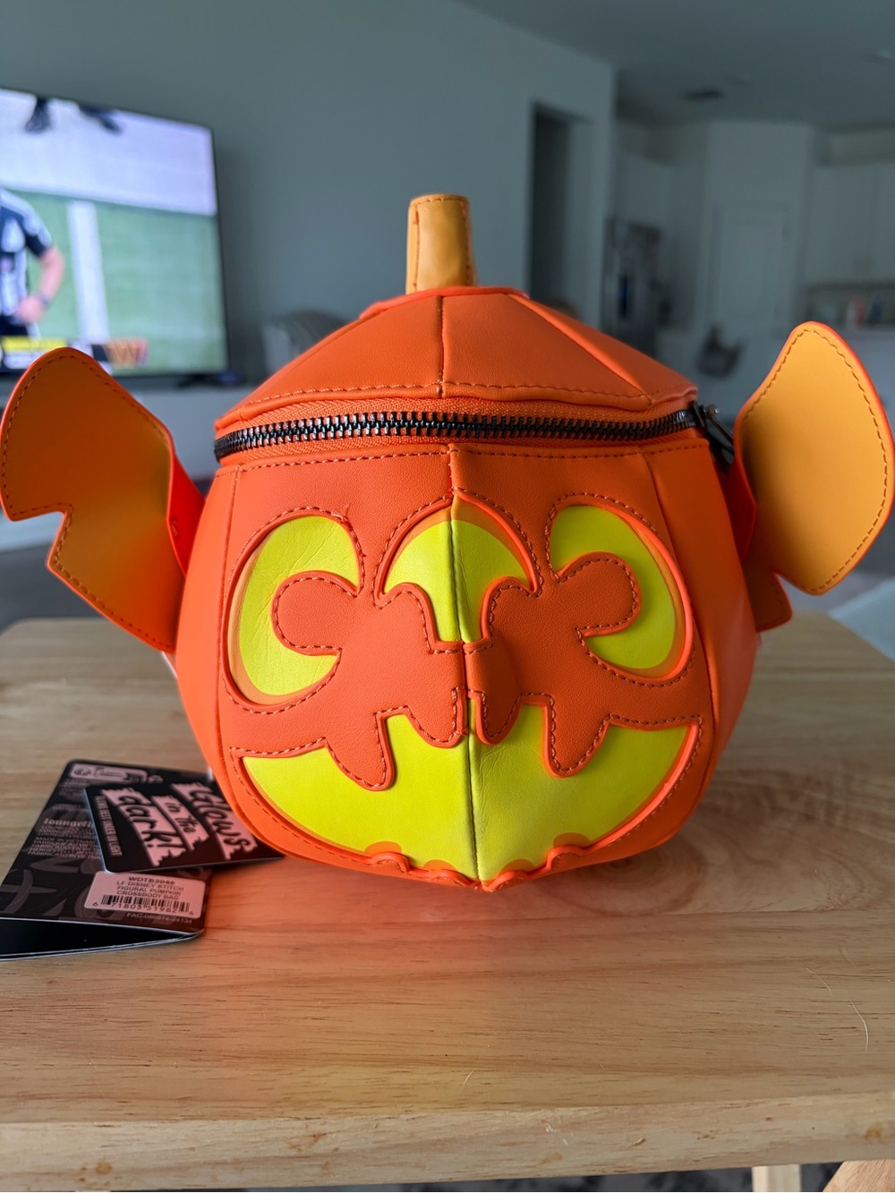 Loungefly Orange & Yellow Pumpkin Crossbody Bag